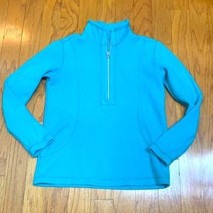 Tommy Bahama turquoise XS Aruba half zip sweatshirt